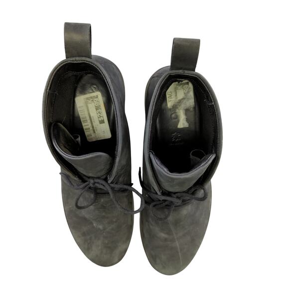 Ecco Skyler Chukka Boot Black Leather Wedge Heels Ankle Booties 40 Women 10-10.5 - Picture 6 of 8